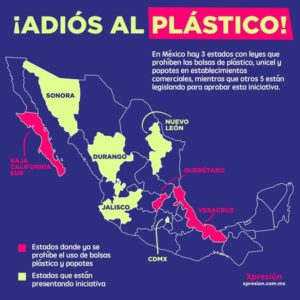Estados en donde está prohibido usar plástico 2